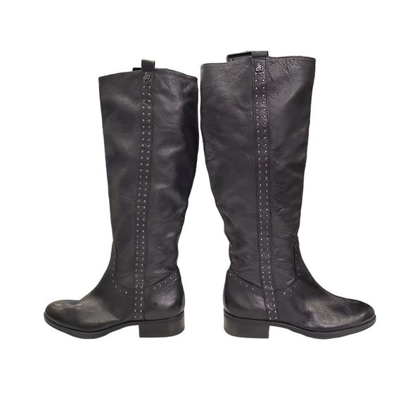 SAM EDELMAN NEW WOMEN’S PRINA LEATHER RIDING BOOT  Soft Leather Women's Size 8.5 - Picture 1 of 14